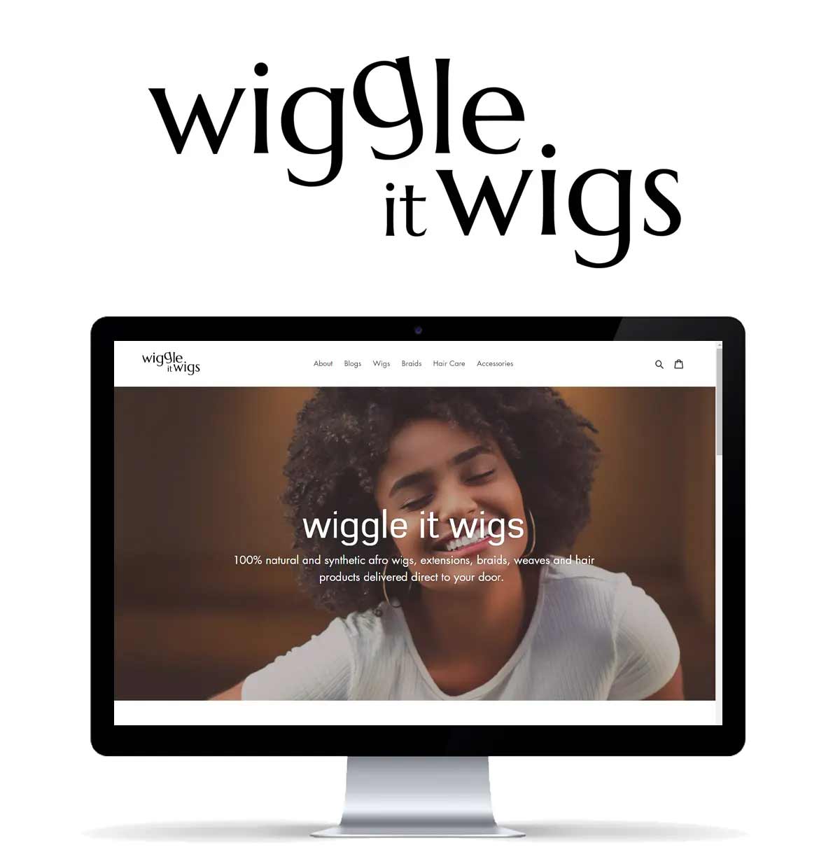 wiggle it wigs website homepage