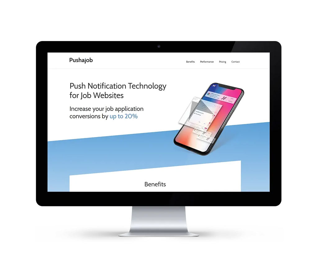 Pushajob brand and website
